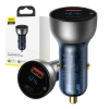 BASEUS ŁADOWARKA SAMOCHODOWA Z WYŚWIETLACZEM 65W 5A QC3.0 DO TELEFONÓW USB