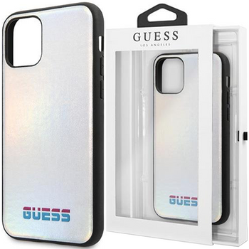 Guess GUHCN65BLD iPhone 11 Pro Max srebrny/silver hard case Iridescent