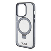 Tumi TUHMP15LSSFC iPhone 15 Pro 6.1biały/white hardcase Transparent Ring Stand Magsafe