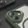 HURTEL ETUI SILIKONOWE CASE POKROWIEC DO MAGSAFE IPHONE 16 ZIELONE LEADING
