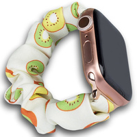 HURTEL PASEK MATERIAŁOWY DO APPLE WATCH 7 6 5 4 3 2 SE 41 40 38MM Z GUMKĄ
