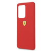 Etui Ferrari Hardcase Silicone na Samsung Galaxy S20 Ultra - czerwone