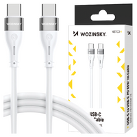 WOZINSKY KABEL USB-C USB-C PD 65W DO LAPTOP TELEFON 1M SZYBKIE ŁADOWANIE