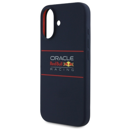 Red Bull RBHMP16M24SIHSRV iPhone 16 Plus 6.7 hardcase granatowy/navy Silicone Horizontal Logo MagSafe