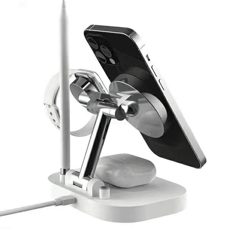 AWEI ŁADOWARKA 4W1 W221 15W INDUKCYJNA DO TELEFONÓW APPLE ANDROID SZYBKA