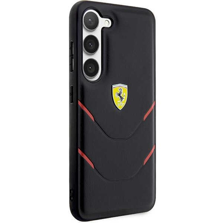 Etui Ferrari FEHCS23MPBAK S23+ S916 - czarne Hot Stamp Lines
