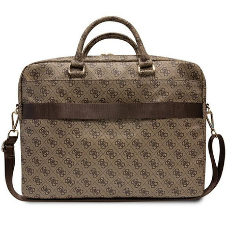 Torba Guess GUCB15P4RPSW 16" brązowy /brown 4G Printed Stripes