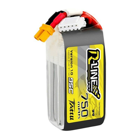 TATTU AKUMULATOR R-LINE 750MAH 14.8V DO DRONÓW 4S1P XT30 WYSOKA WYDAJNOŚĆ