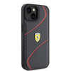 Ferrari FEHCP15SPTWK iPhone 15 6.1" czarny/black hardcase Twist Metal Logo