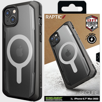 Raptic X-Doria Secure Case etui iPhone 14 Plus z MagSafe pancerny pokrowiec czarny