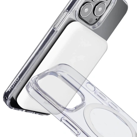 Etui silikonowe Puro Lite Mag MagSafe do iPhone 14 Pro - przezroczyste