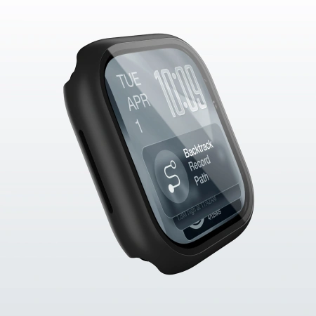 Szkło ochronne AMAZINGTHING Radix z etui na Apple Watch Series 11 42 mm - czarne