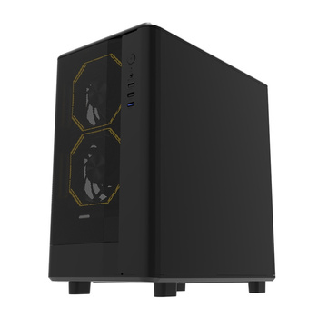DARKFLASH OBUDOWA DB330M MESH DO KOMPUTERA ATX M-ATX Z SYSTEMEM WENTYLAC
