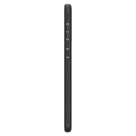 SPIGEN ETUI LIQUID AIR GALAXY S21+ PLUS MATTE BLACK OCHRONNE ANTYPOŚLIZGOWE