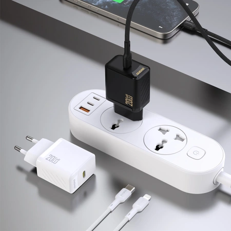 DUDAO ŁADOWARKA GAŃ PD20W USB-C DO TELEFONÓW IPHONE GALAXY NOTE 10W SZYBKIE