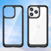 Outer Space Case etui iPhone 14 Pro Max sztywny pokrowiec z żelową ramką czarny