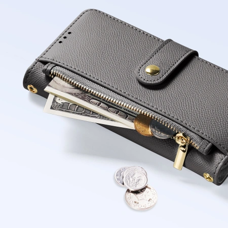 DUX DUCIS ETUI DO IPHONE 15 PRO MAX LAWA POKROWIEC MAGNETYCZNY ZAMKNIĘCIE
