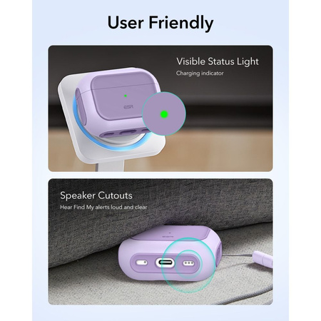 ESR ETUI ORBIT HALOLOCK DO APPLE AIRPODS PRO 3 MAGSAFE CHRONIĄCE