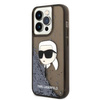 Karl Lagerfeld KLHCP14LLNKHCK iPhone 14 Pro 6,1" czarny/black hardcase Glitter Karl Head