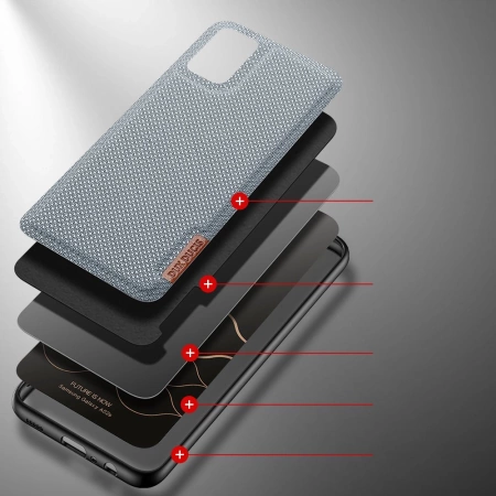 DUX DUCIS POKROWIEC DO SAMSUNG GALAXY A02S OCHRONNY Z NYLONOWYM MATERIAŁEM