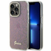 Guess GUHCP15LHDECMP iPhone 15 Pro 6.1" różowy/pink hardcase IML Faceted Mirror Disco Iridescent