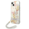 Guess GUOHCP14MHFLSU iPhone 14 Plus 6,7" fioletowy/purple hardcase Flower Strap