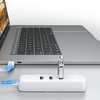 Ugreen HUB 4w1 USB Typ C - 3x USB Typ A 3.1 Gen 1 + RJ45 biały (CM416 50620)