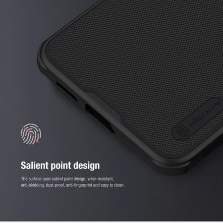 Etui Nillkin Super Frosted Shield Pro pancerne do Samsung Galaxy S24 - czerwone