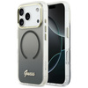Etui Guess IML Gradient Script Metal     MagSafe do iPhone 17 Pro Max czarny