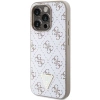 Etui Guess 4G Triangle Metal Logo na iPhone 15 Pro Max - białe
