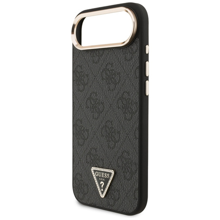 Etui Guess 4G Triangle Logo MagSafe do   iPhone Air czarny złoty
