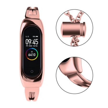 HURTEL METALOWA OPASKA ZAMIENNA DO XIAOMI MI BAND 6 5 4 3 PASEK BRANSOLETKA