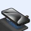 DUX DUCIS ETUI SKÓRZANE DO IPHONE 15 PRO LAVA Z OCHRONĄ NA ROGI MAGNETYCZNE