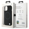 Etui BMW Signature Liquid Silicone MagSafe na iPhone 15 - czarne
