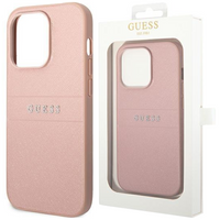 Guess GUHCP14MPSASBPI iPhone 14 Plus 6,7" różowy/pink Saffiano Strap