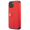 Ferrari FESAXFLBKP13SRE iPhone 13 mini 5,4" czerwony/red book On Track Carbon Stripe