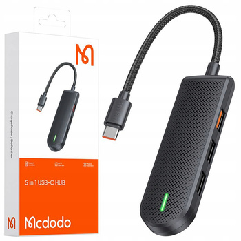 MCDODO ADAPTER HUB USB-C SPLITTER SPLITTER 3X USB SD/TF