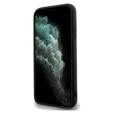 Etui Guess Sequin Script Metal na iPhone 11 / Xr - czarne