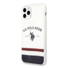 Etui U.S. Polo Assn. Tricolor Pattern Collection na iPhone 11 Pro - białe