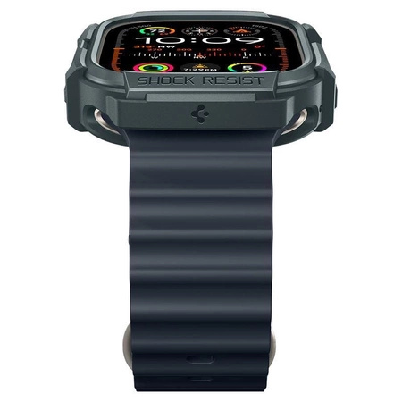 Etui Spigen Rugged Armor na Apple Watch Ultra 1 / 2 (49 mm) - ciemnozielone