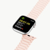 Dux Ducis Strap (Armor Version) pasek Apple Watch Ultra, SE, 8, 7, 6, 5, 4, 3, 2, 1 (49, 45, 44, 42  mm) silikonowa magnetyczna opaska bransoleta różowo-fioletowy