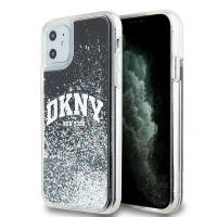 DKNY POKROWIEC HARDCASE DO IPHONE 11 6.1 LIQUID GLITTER Z LOGO ZŁOTE