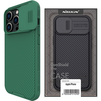 Nillkin CamShield Pro Case etui iPhone 14 Pro Max pancerny pokrowiec osłona na aparat kamerę zielony