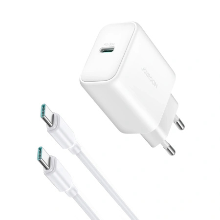 JOYROOM ŁADOWARKA SIECIOWA Z KABLEM C-C 30W DO IPHONE 12 13 14 GALAXY 1M