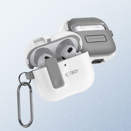 TECH-PROTECT ETUI SLIM HOOK DO APPLE AIRPODS 4 Z DODATKOWĄ OCHRONĄ I WYGODĄ