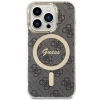 Etui Guess 4G MagSafe na iPhone 14 Pro - czarne