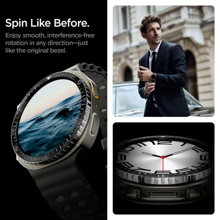 SPIGEN NAKŁADKA BEZEL TUNE DIVER DO SAMSUNG GALAXY WATCH 8 44MM OCHRONA