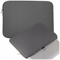 Uniwersalne etui torba na laptopa 15,6'' wsuwka tablet organizer na komputer szary