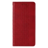Magnet Strap Case etui do Samsung Galaxy S22+ (S22 Plus) pokrowiec portfel + mini smycz zawieszka czerwony