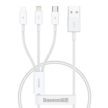 BASEUS KABEL USB 3.5A DO LIGHTNING DO IPHONE SZYBKIE ŁADOWANIE 0.5M DO IPAD